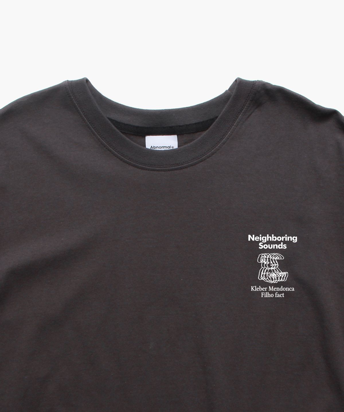 앱놀머씽(ABNORMALTHING) 사운즈 오버핏 티셔츠 차콜 (SOUNDS T-SHIRT CHARCOAL)