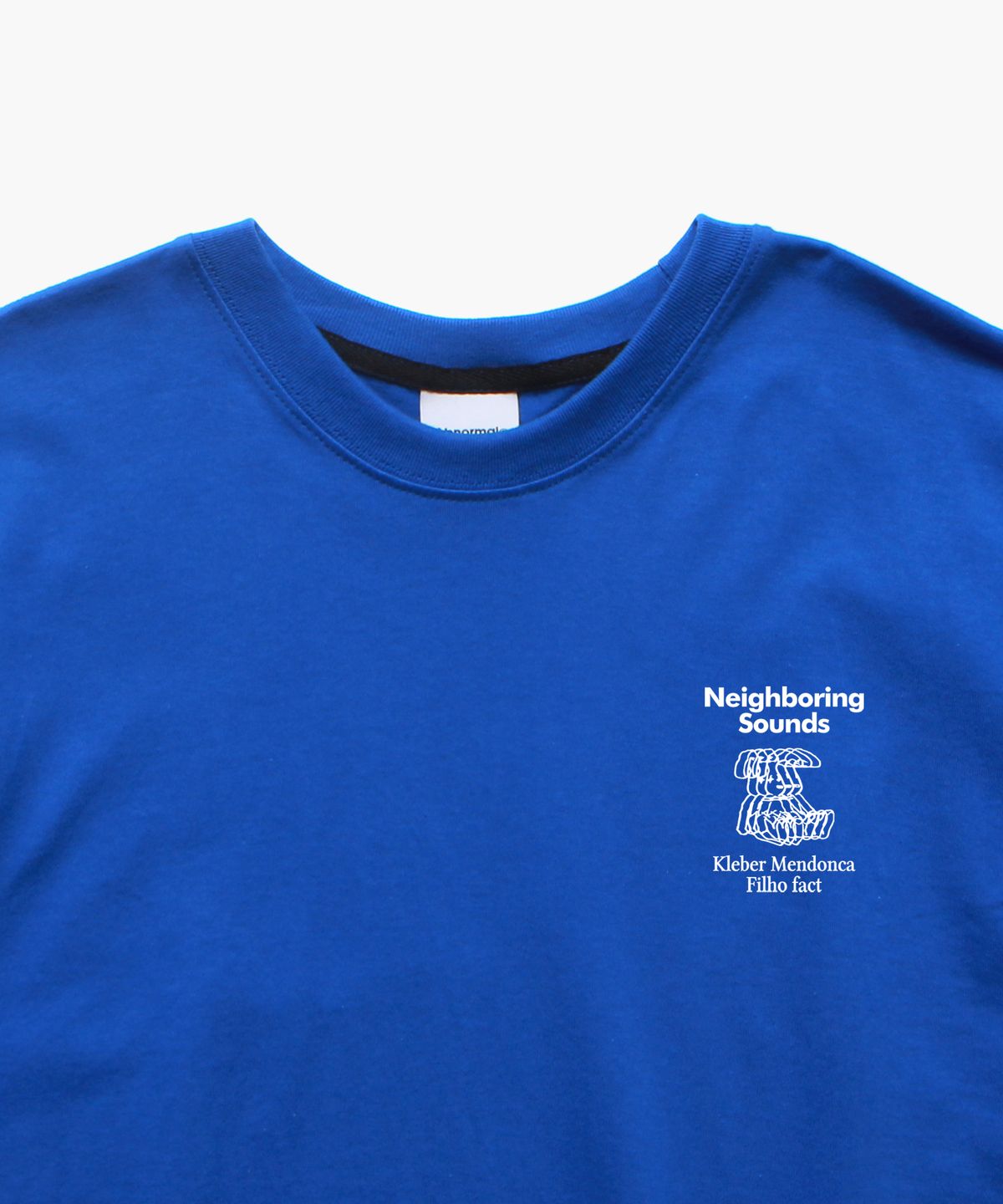 앱놀머씽(ABNORMALTHING) 사운즈 오버핏 티셔츠 블루 (SOUNDS T-SHIRT BLUE)