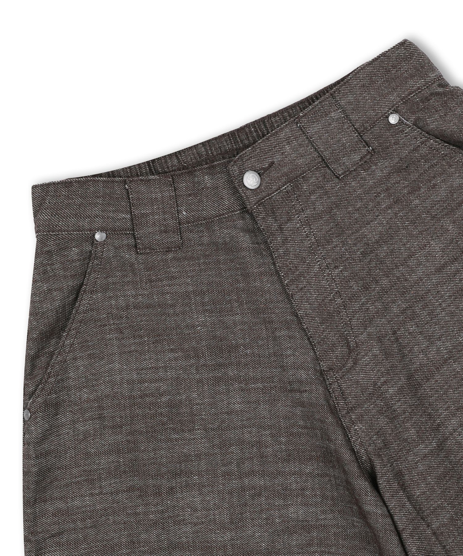 【SATIIIZ】Lato Non-fade Balloon Denim Pants MUSINSA | XTONZ XP295 Icey Linen Balloon Denim Pants (BROWN)