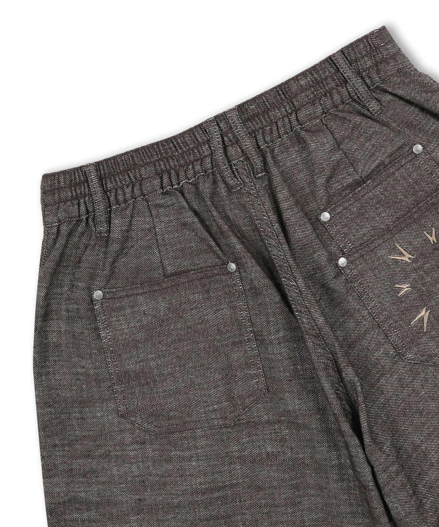【SATIIIZ】Decided Airtex Balloon Denim Pants SATIIIZ (サティーズ) - ディサイドエアテックスバルーンデニム