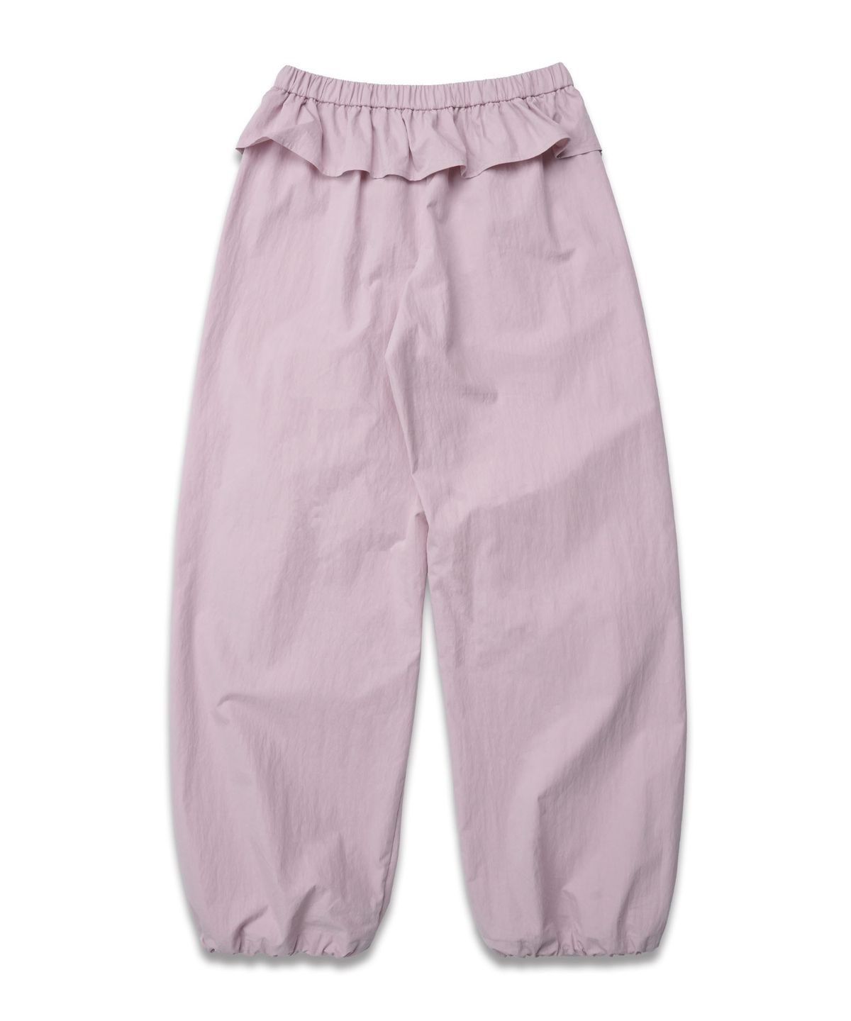 도프셉(DOFFSEPT) Frill Edge Nylon Pants in Light Pink