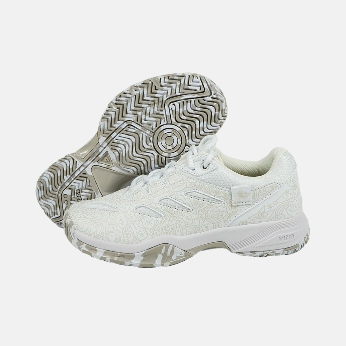 비트로(VITRO) 남녀공용 테니스화 라이노스킨 쿤크1 (WHITE)