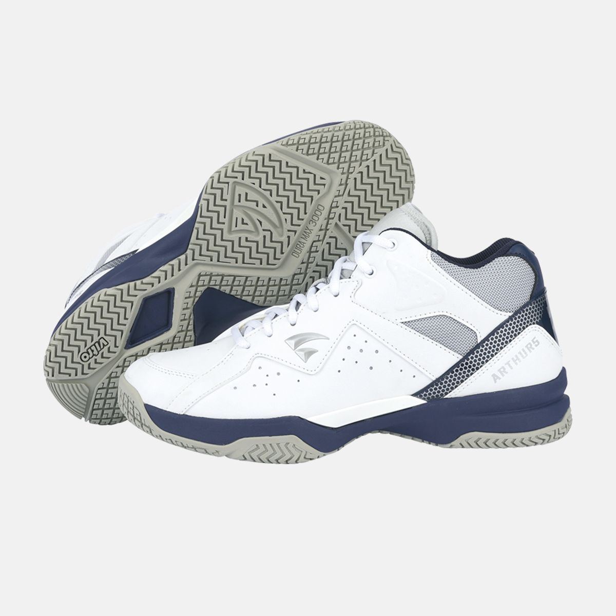 비트로(VITRO) 남녀공용 테니스화 와이드 아더5 (WHITE&NAVY)