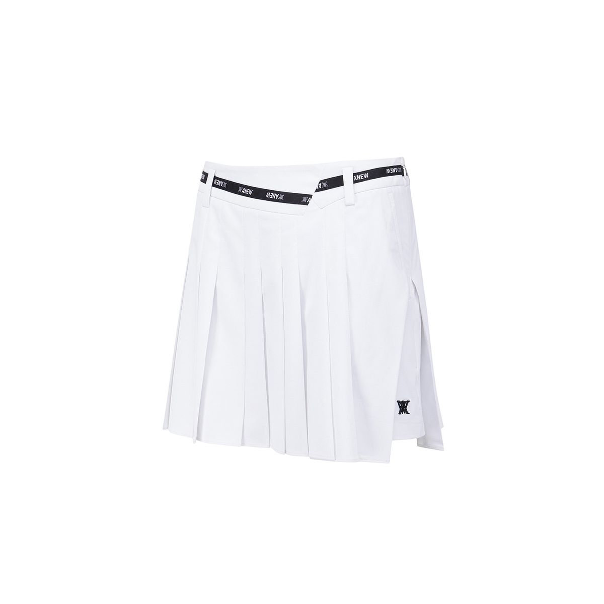 어뉴골프(ANEW GOLF) WOMEN SM INCISION PLEATED HALF PANTS_WH