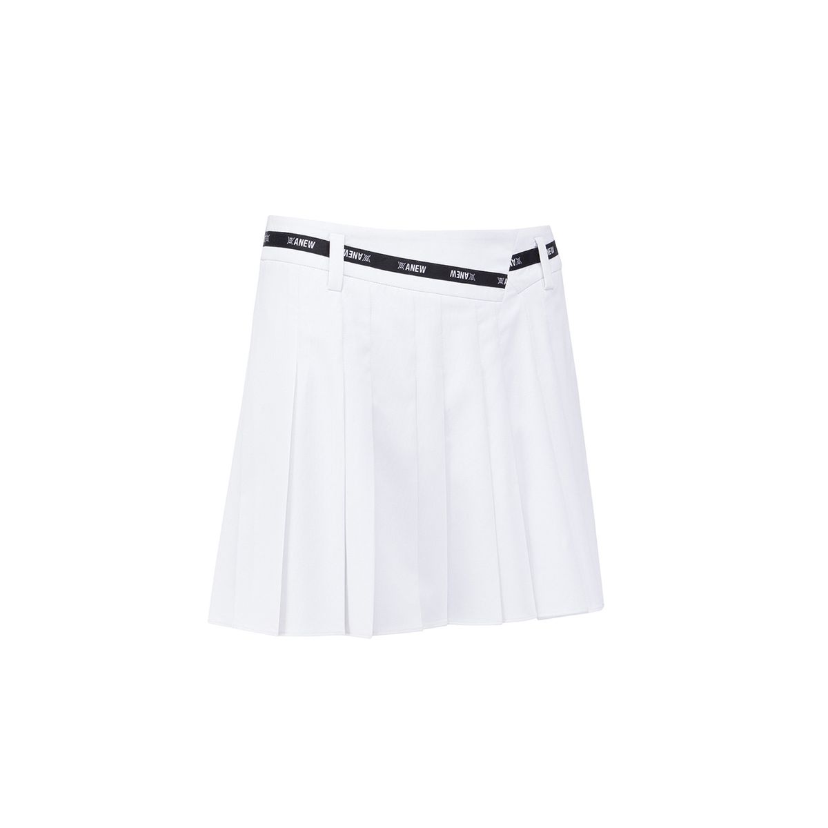 어뉴골프(ANEW GOLF) WOMEN SM INCISION PLEATED HALF PANTS_WH