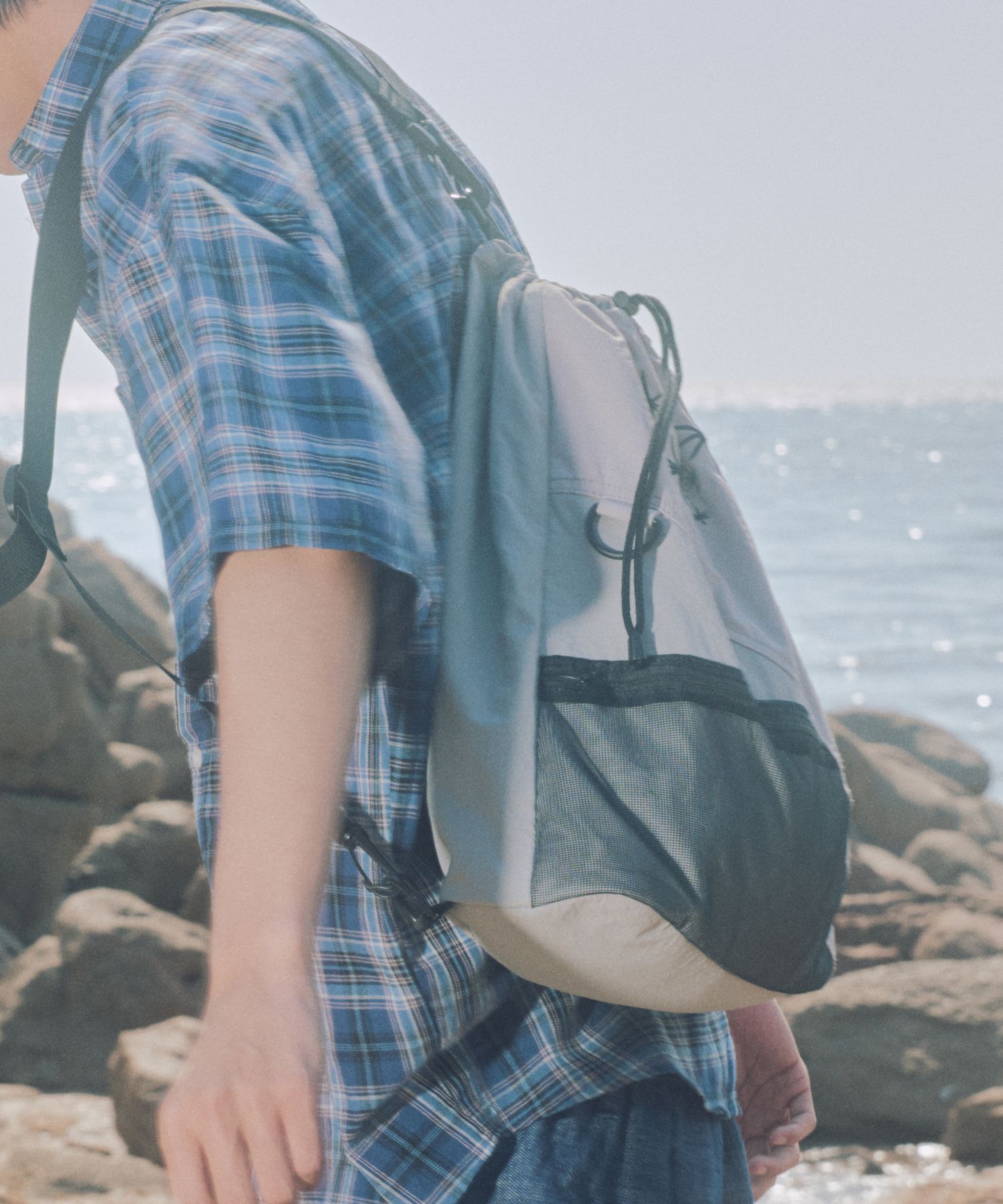 [XTONZ] Galaxy Two Way Nylon String Bag ★大人気★ MUSINSA | XTONZ XTA075 Galaxy Two Way Nylon String Bag (BLACK)