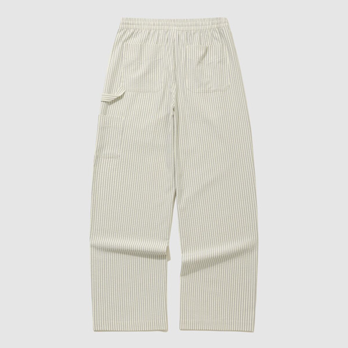 엄브로(UMBRO) 시어서커 와이드 팬츠 스트라이프 화이트(UQ223CPT63)