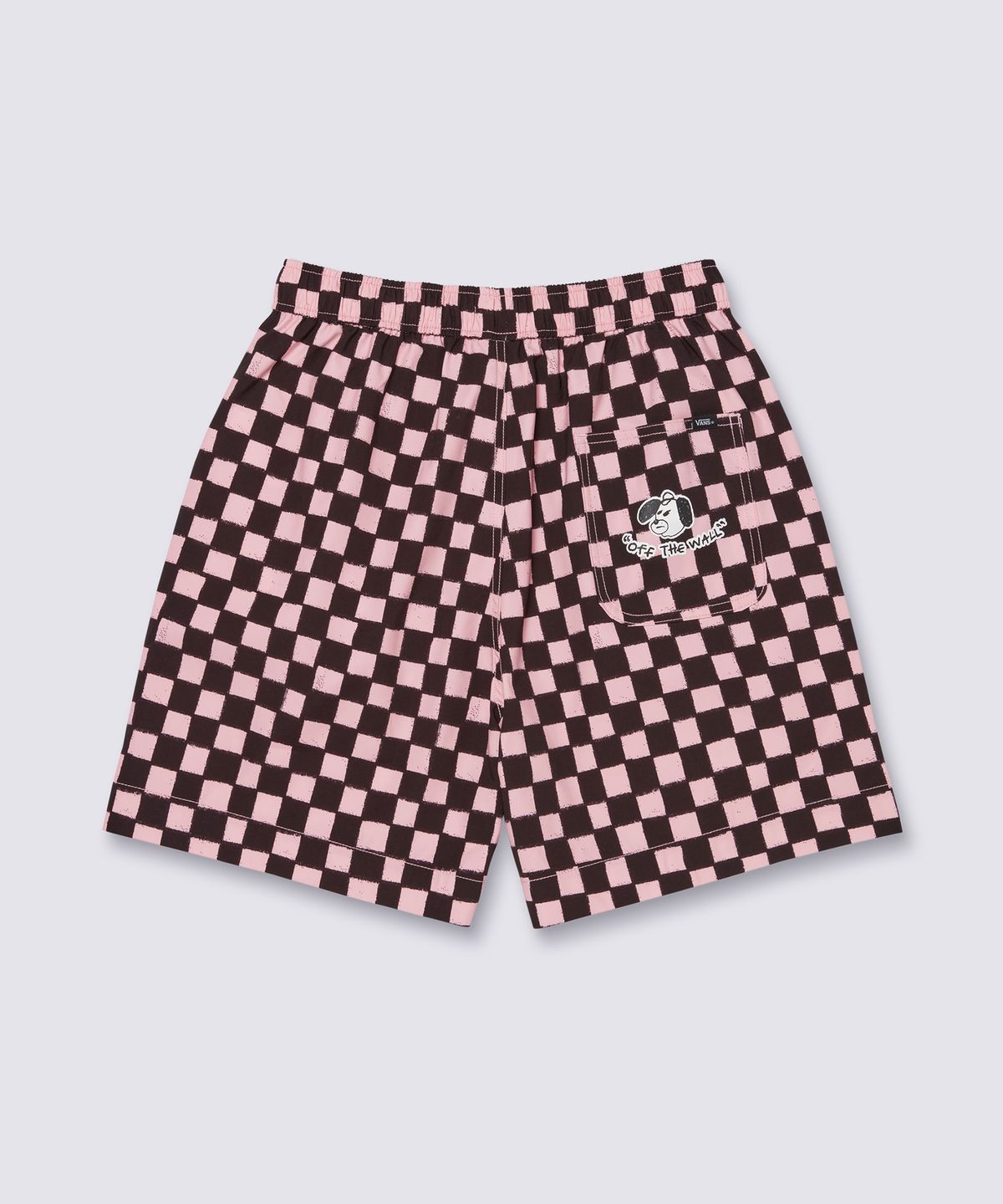 반스(VANS) 두들 체커 쇼츠 - 핑크블랙:리루체크 / VN000QF7FB01