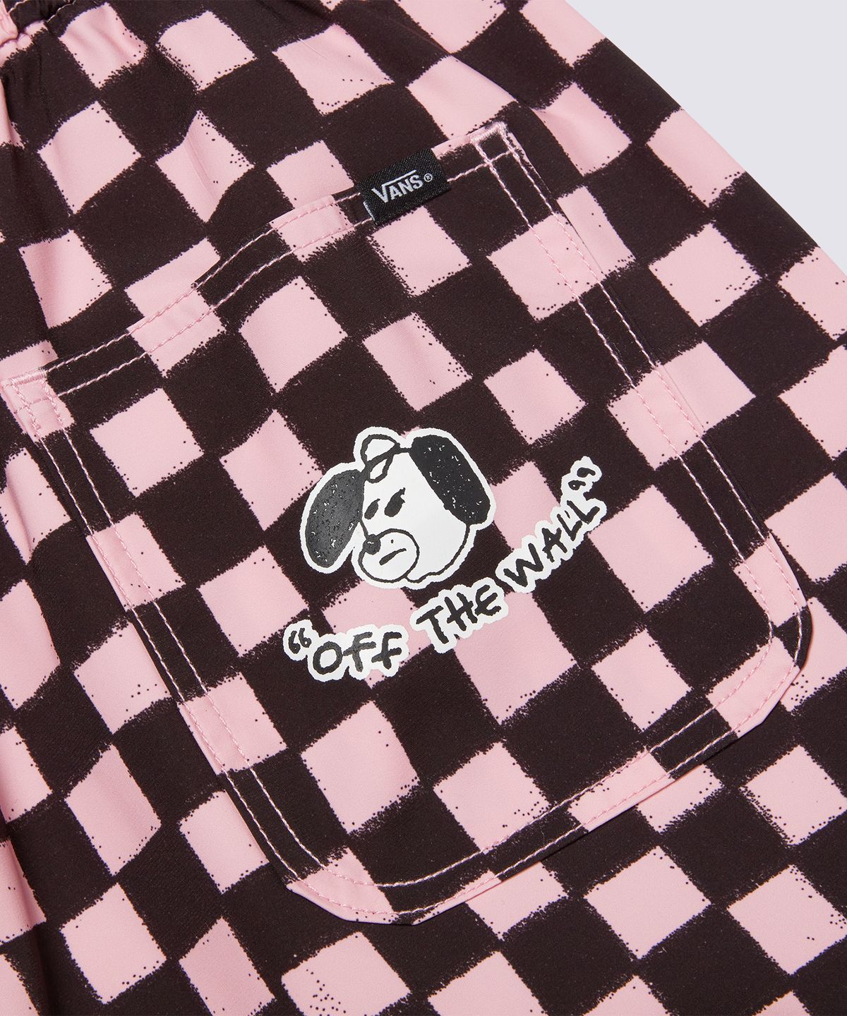 반스(VANS) 두들 체커 쇼츠 - 핑크블랙:리루체크 / VN000QF7FB01