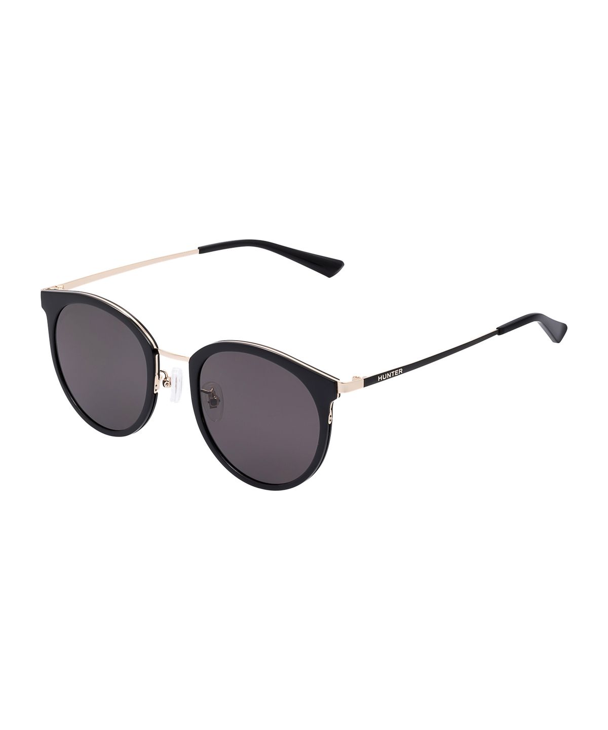 헌터 아이웨어(HUNTEREYEWEAR) [WOMAN] 라운드 콤비네이션 레이디 선글라스 - 블랙편광 HTB13
