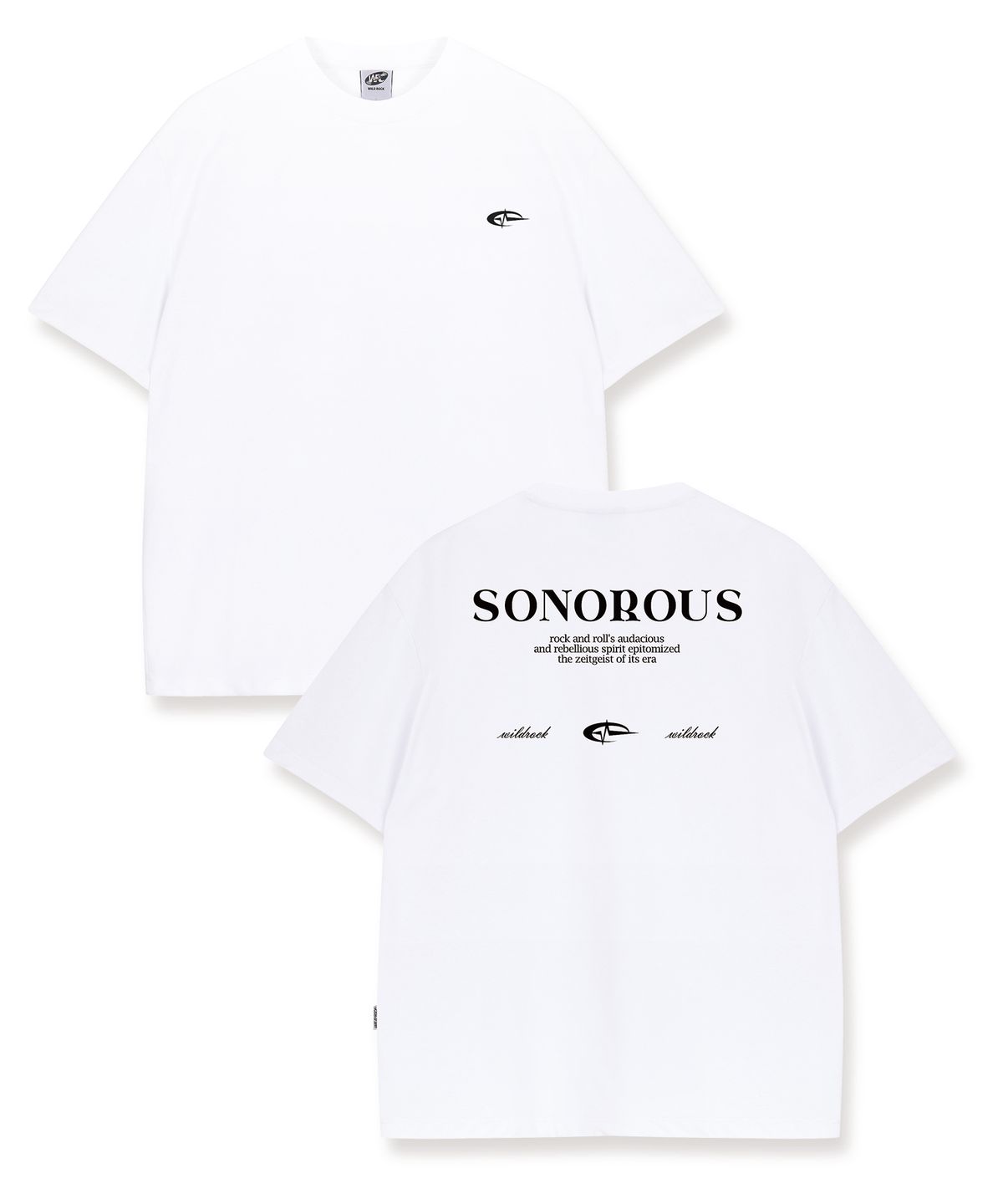 와일드락(WILDROCK) SONOROUS High tension Overfit half T-shirts