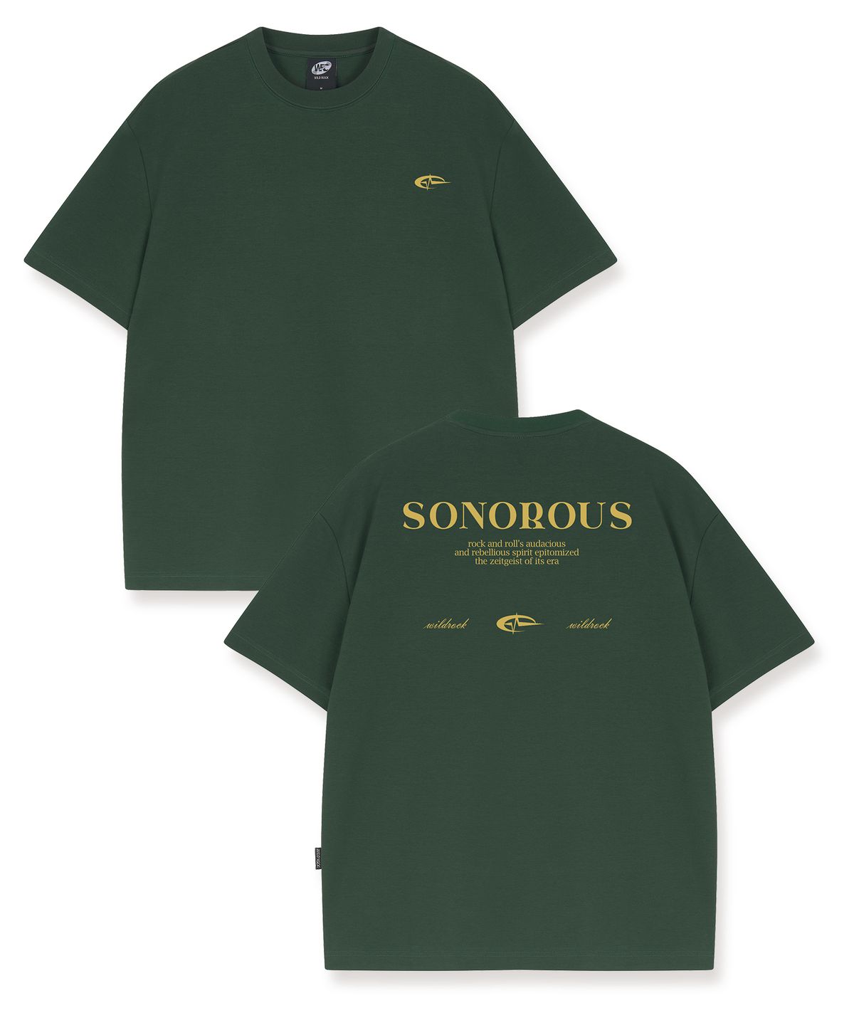 와일드락(WILDROCK) SONOROUS High tension Overfit half T-shirts