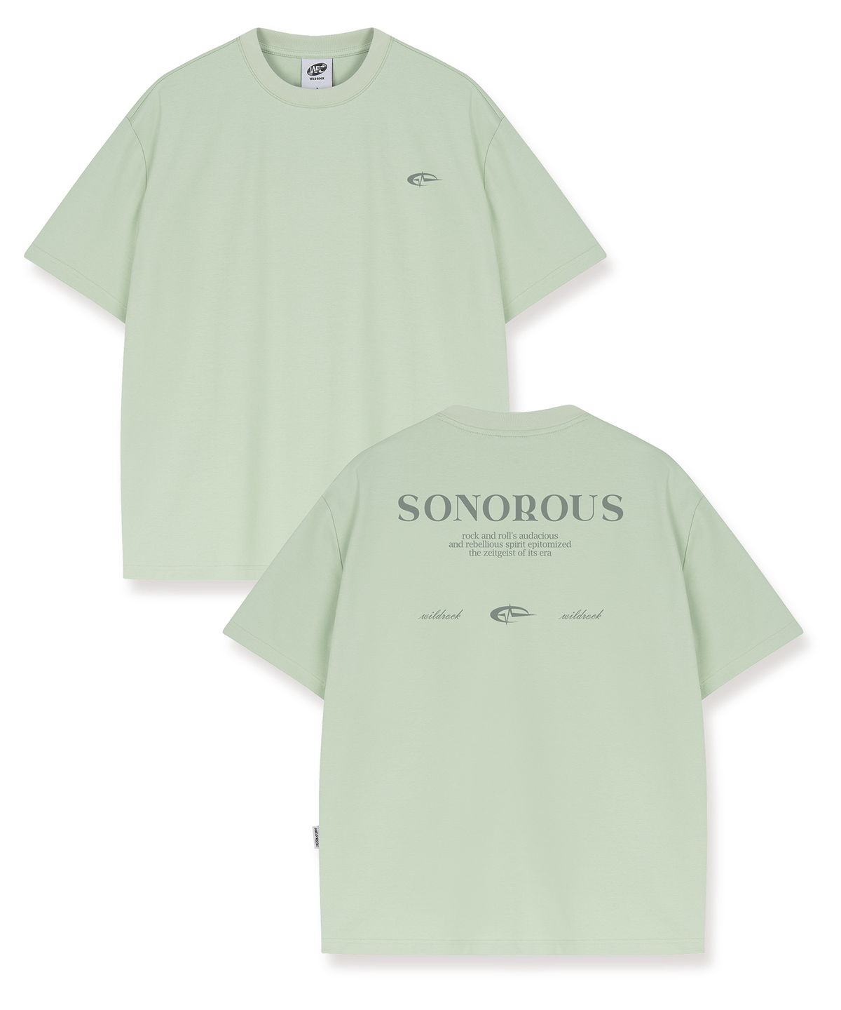 와일드락(WILDROCK) SONOROUS High tension Overfit half T-shirts