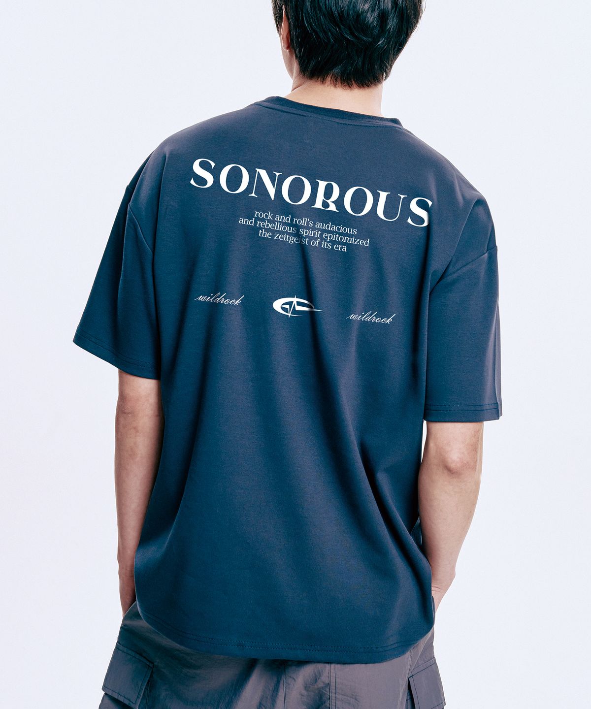 와일드락(WILDROCK) SONOROUS High tension Overfit half T-shirts