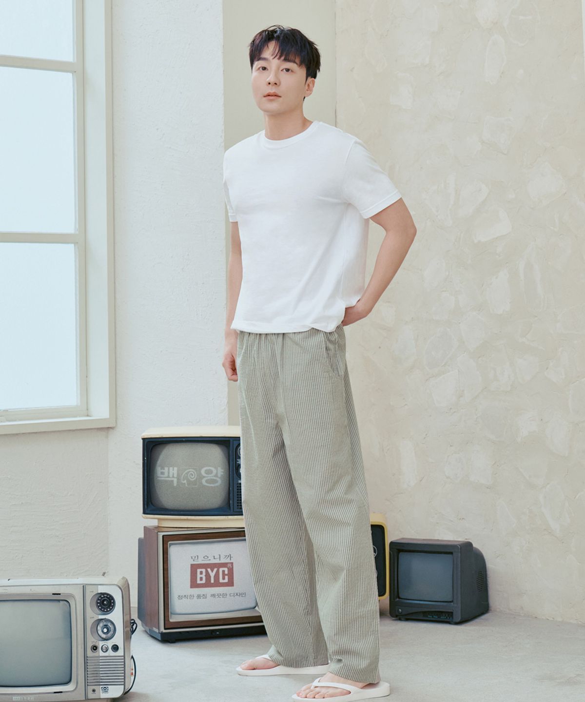 비와이씨(BYC) 데일리 라운드 티셔츠 3팩
