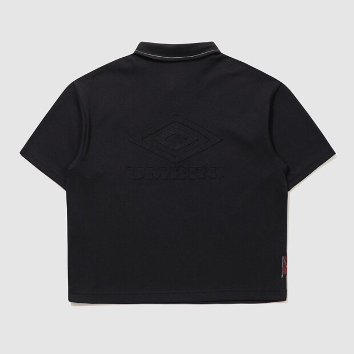 엄브로(UMBRO) 크리스피 타슬란 피케 카라 반팔 티셔츠 블랙(UQ223CTS59)
