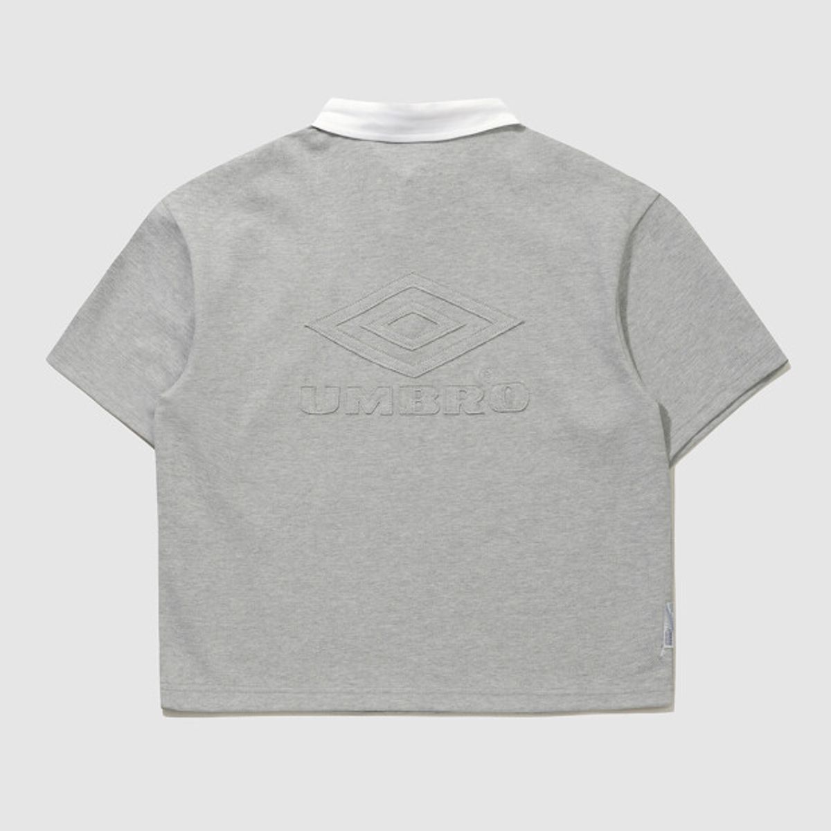 엄브로(UMBRO) 크리스피 타슬란 피케 카라 반팔 티셔츠 그레이(UQ223CTS59)