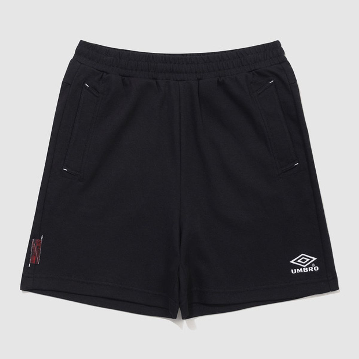 엄브로(UMBRO) 크리스피 타슬란 피케 반바지 블랙(UQ223CHP57)