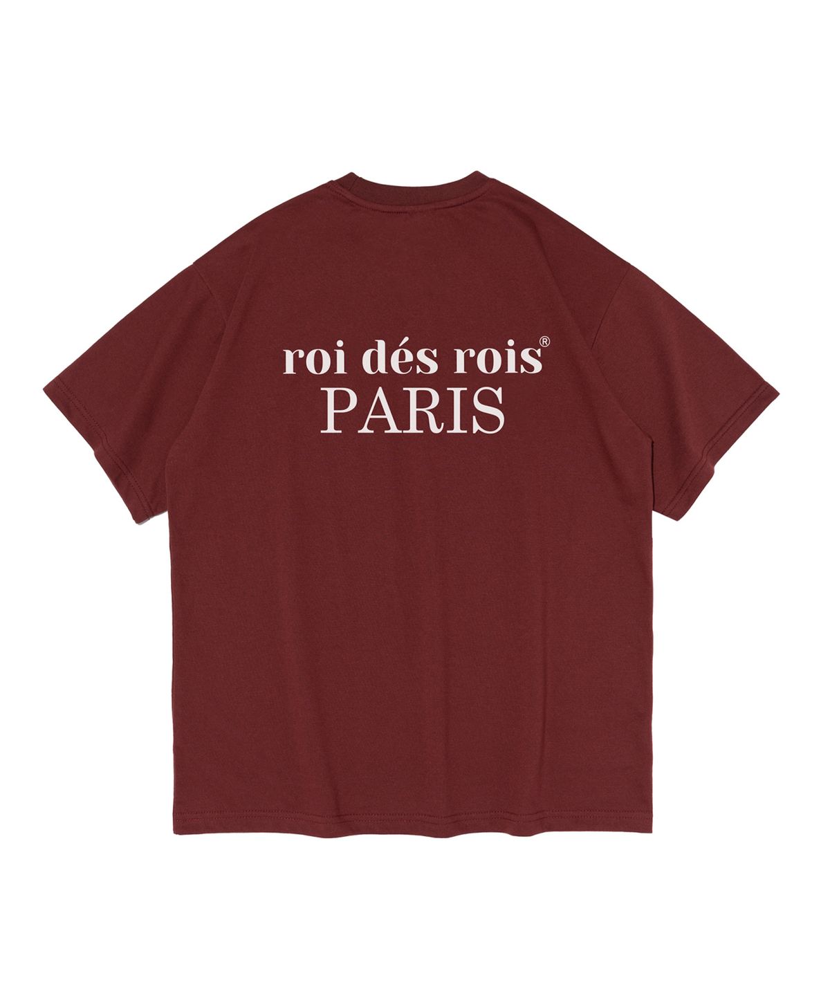 로아드로아(ROIDESROIS) 오리진 파리 반팔 티셔츠 (와인)