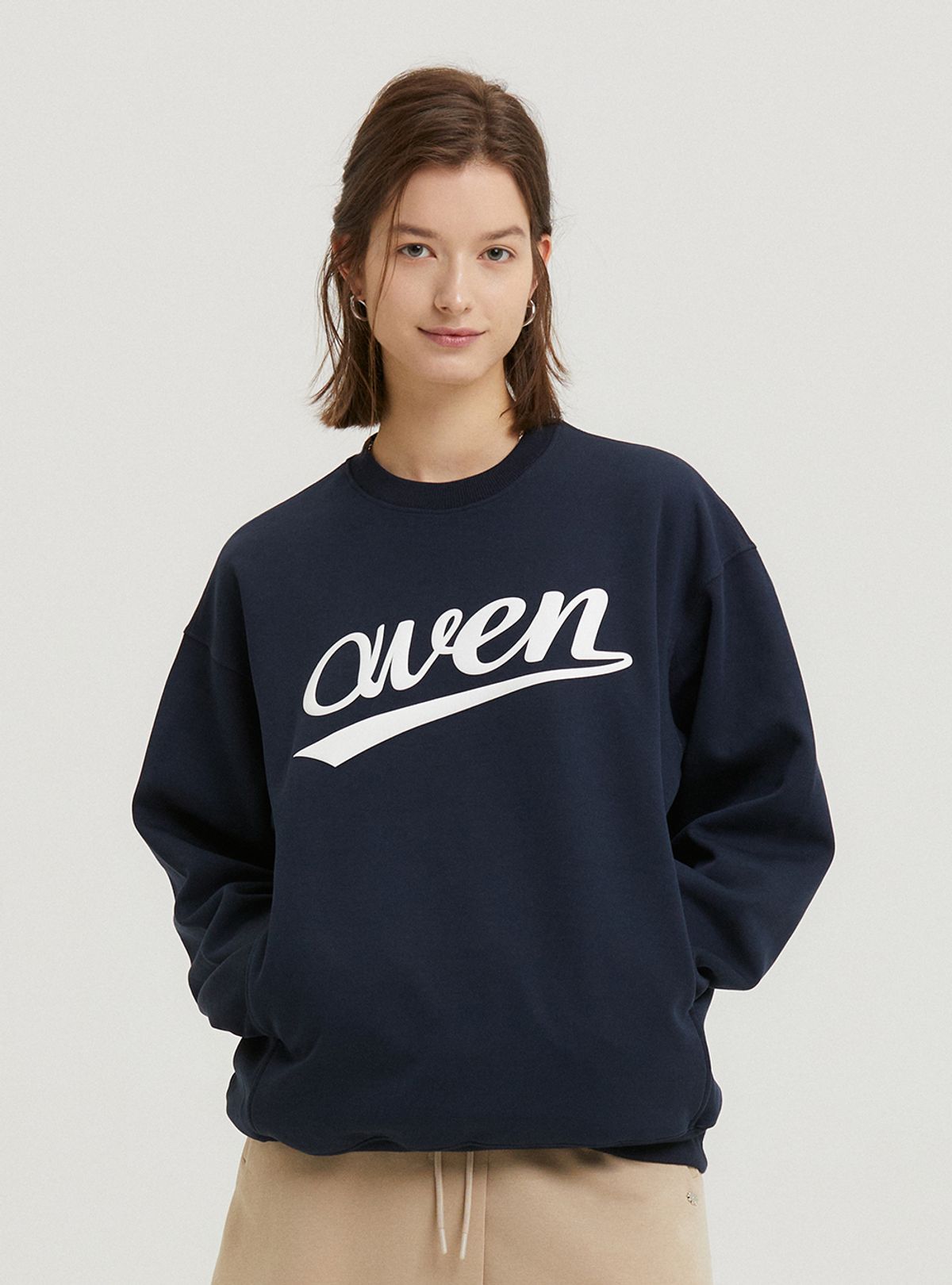 에이븐(AVEN) 얼티밋 클래식 맨투맨 네이비