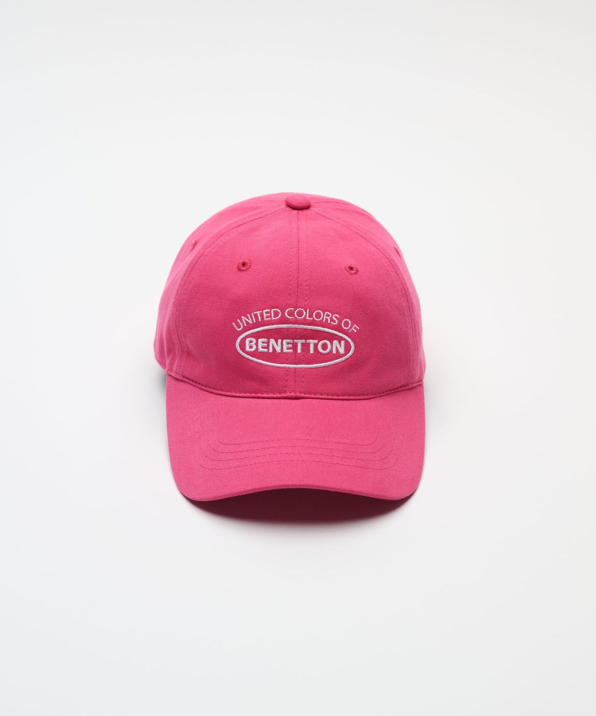 베네통(BENETTON) 로고 볼캡 - [핑크]