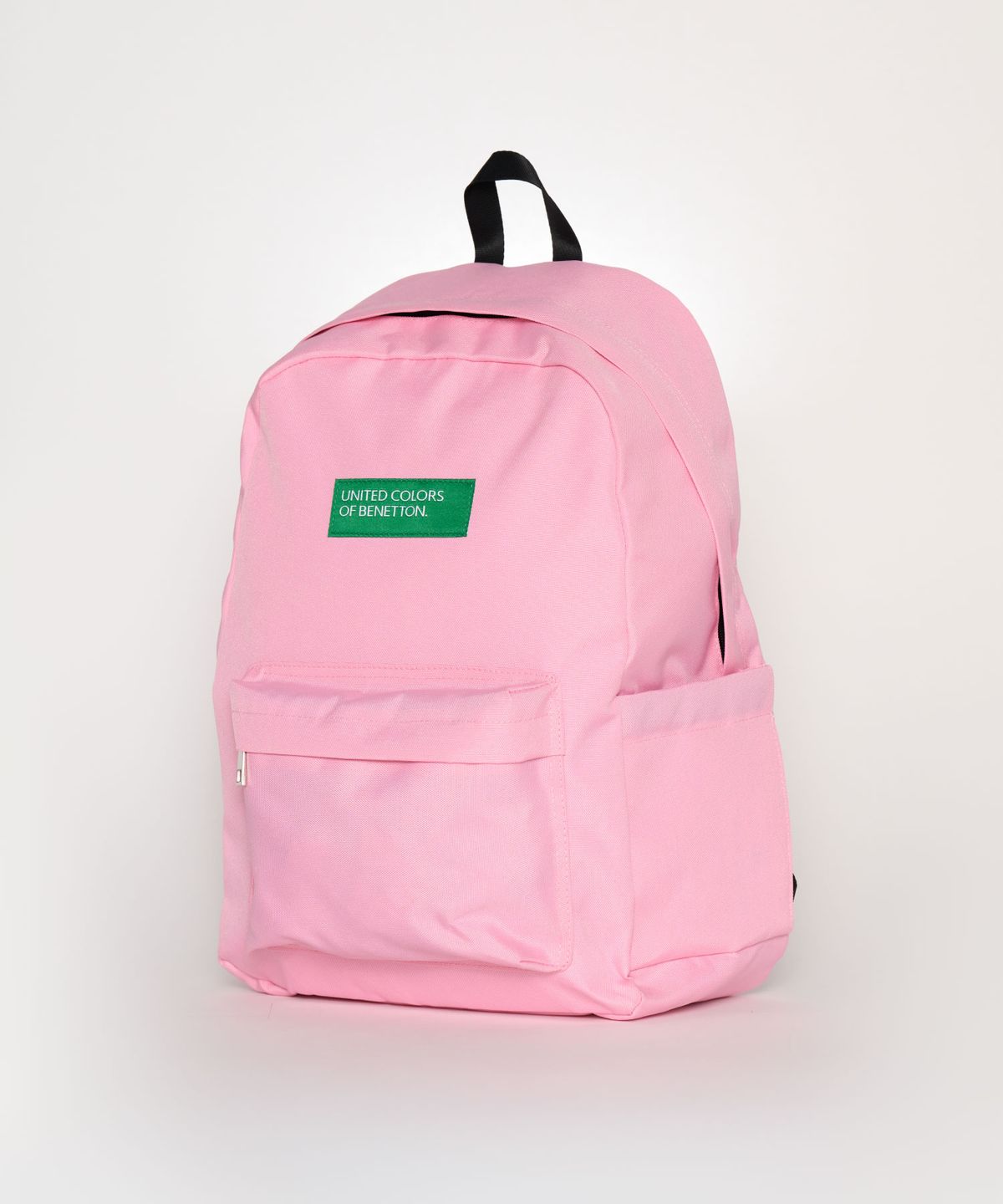 베네통(BENETTON) 비비드 랩탑 백팩 - [핑크]