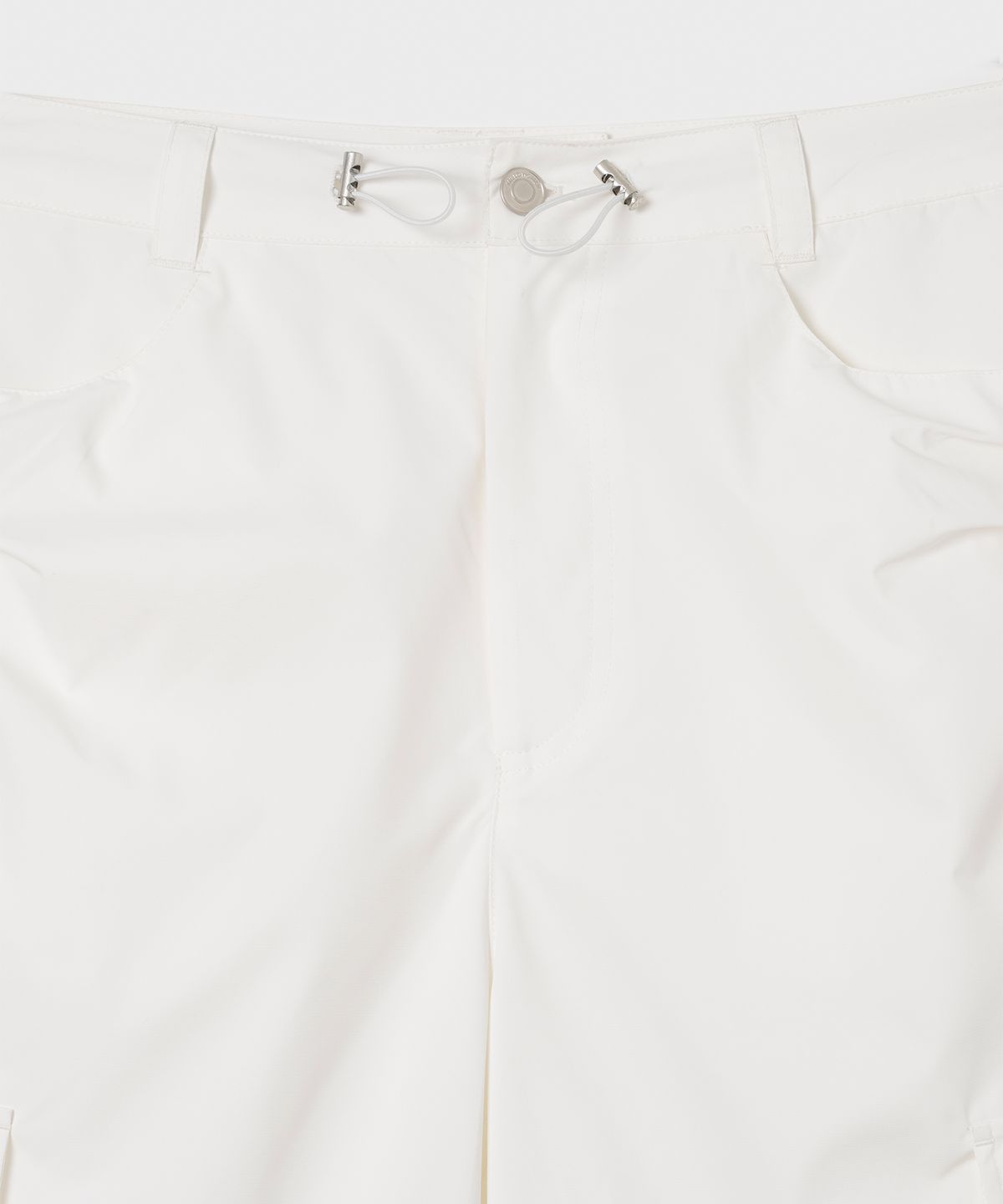 밀로 우먼(MILLO WOMEN) 스트링 카고 와이드 팬츠 [화이트]