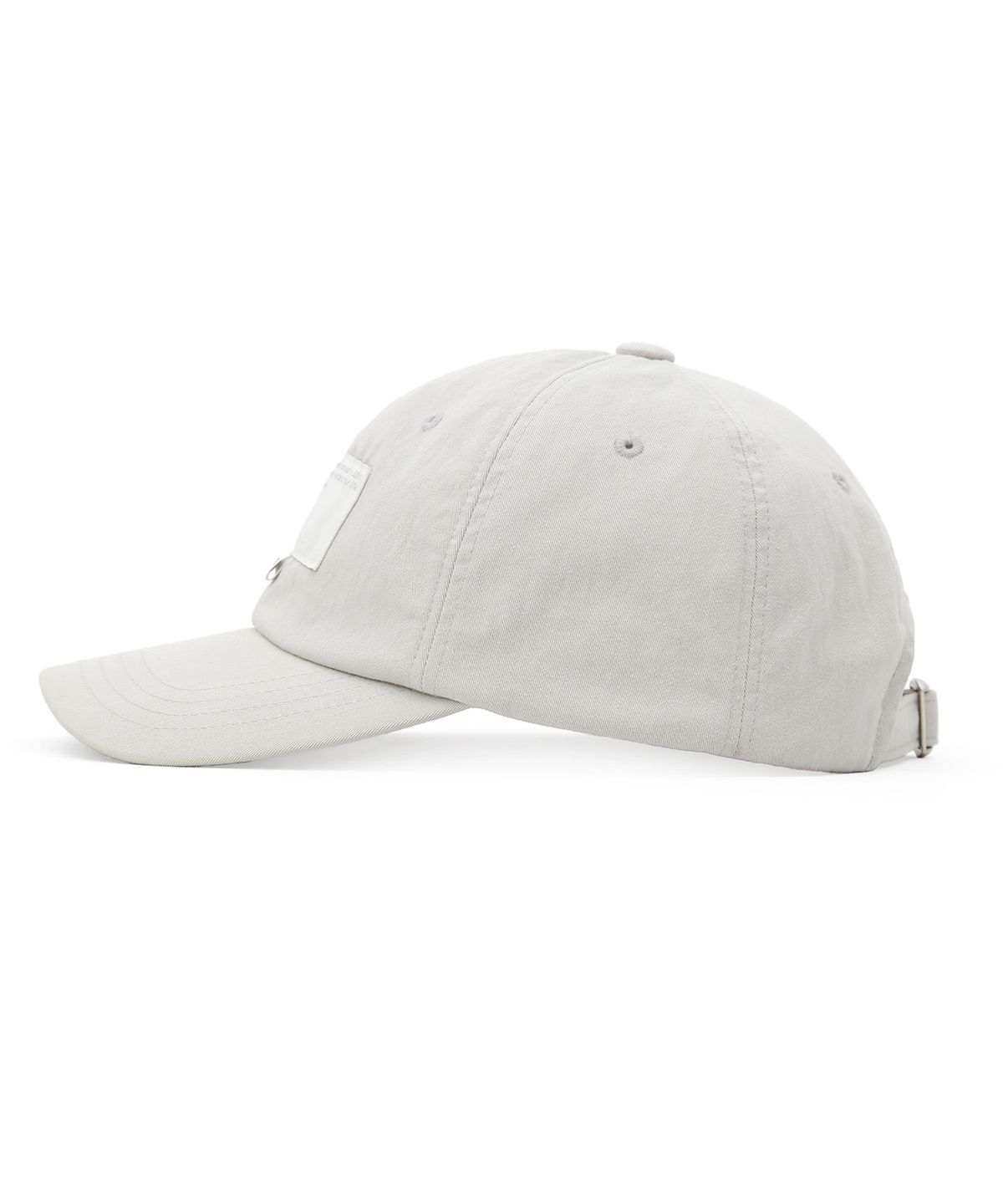 언더컨트롤 스튜디오(UNDERCONTROL STUDIO) 라벨 디테일 볼캡 BALL CAP / S LABEL / WASHED GREY