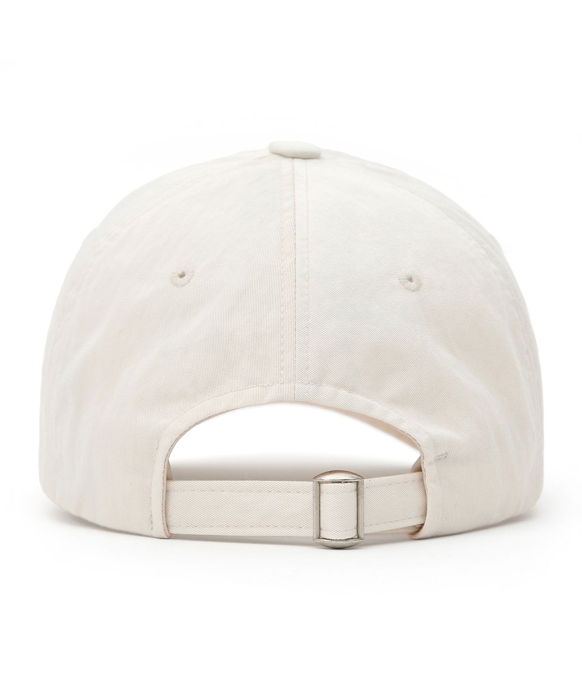 언더컨트롤 스튜디오(UNDERCONTROL STUDIO) 로고 라벨 포인트 워싱 코튼 베이직 볼캡 BALL CAP / S LABEL / WASHED IVORY