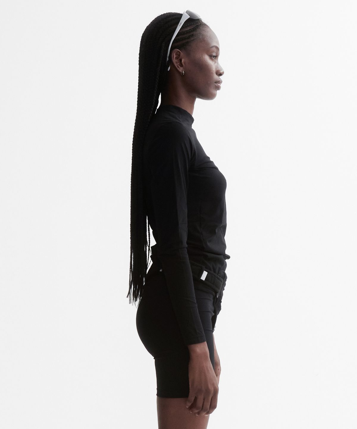 미나수(MENASOO) VENODE Runfree Long Tshirts_Black (Tight Fit)