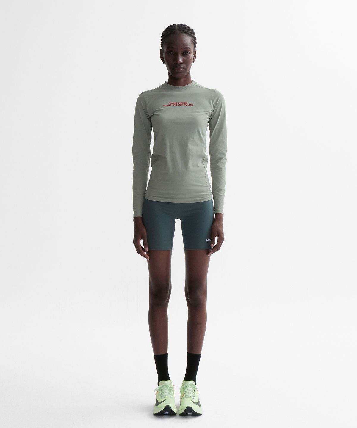 미나수(MENASOO) VENODE Runfree Long Tshirts_Beige (Tight Fit)