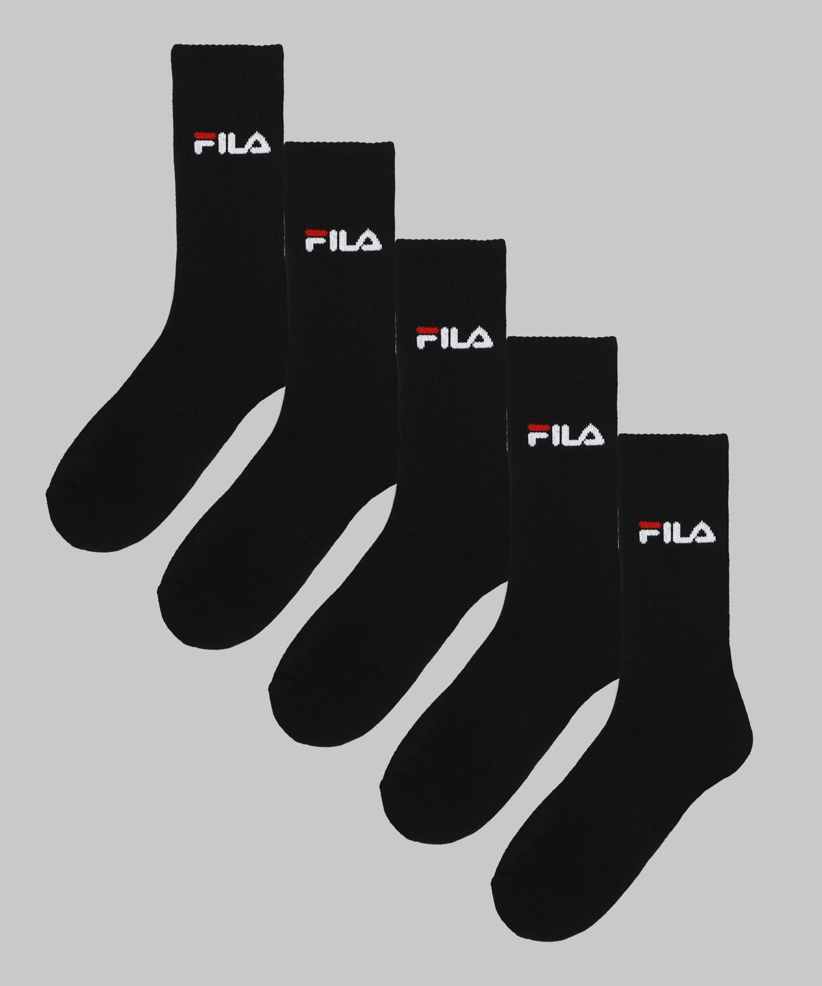 휠라 골프(FILA GOLF) 솔리드 크루 5PACK (3colors)