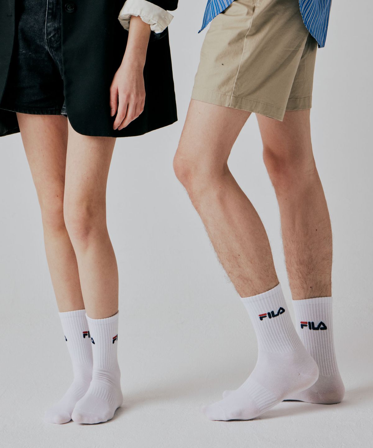 휠라 골프(FILA GOLF) 솔리드 크루 5PACK (3colors)
