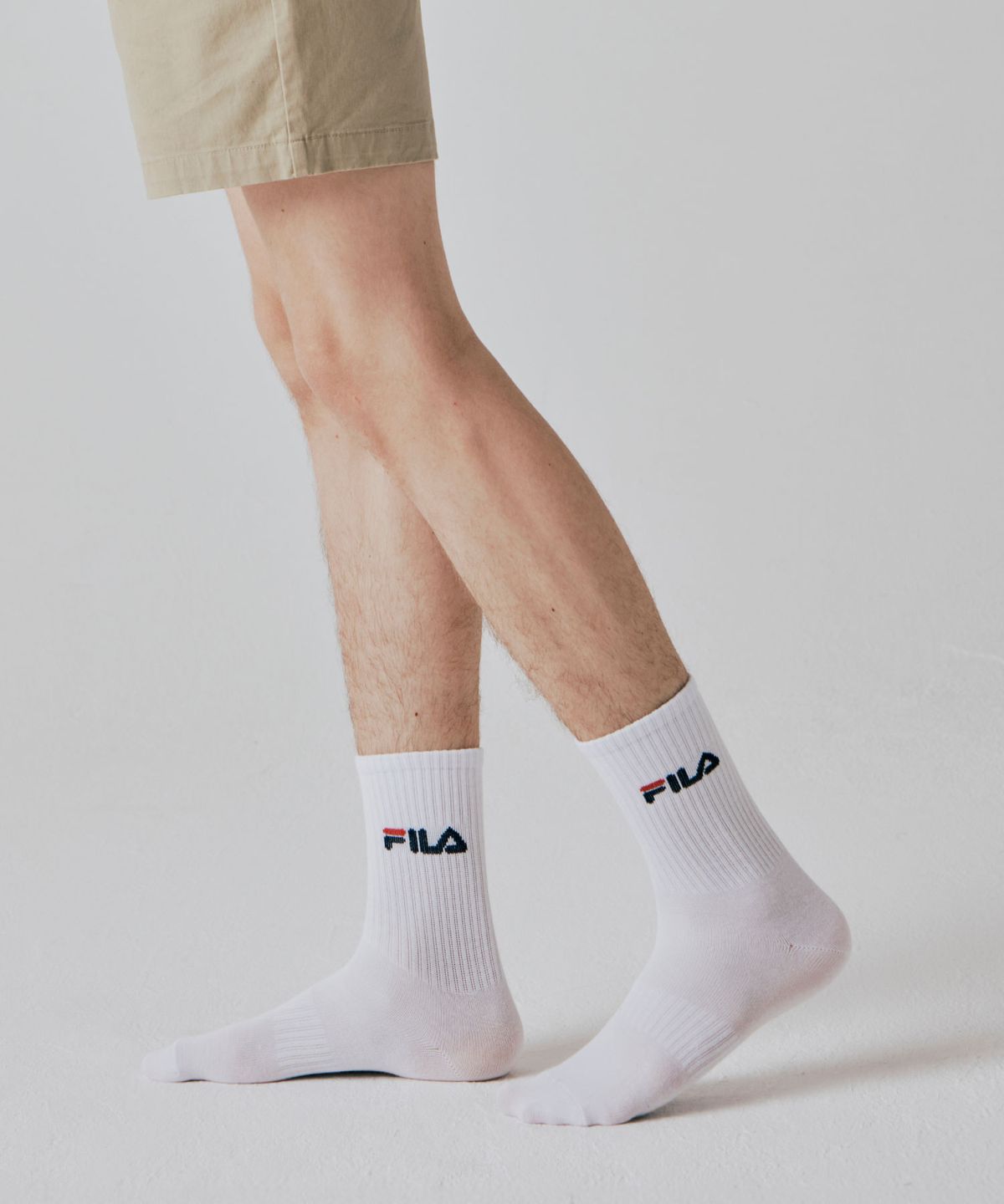 휠라 골프(FILA GOLF) 솔리드 크루 5PACK (3colors)