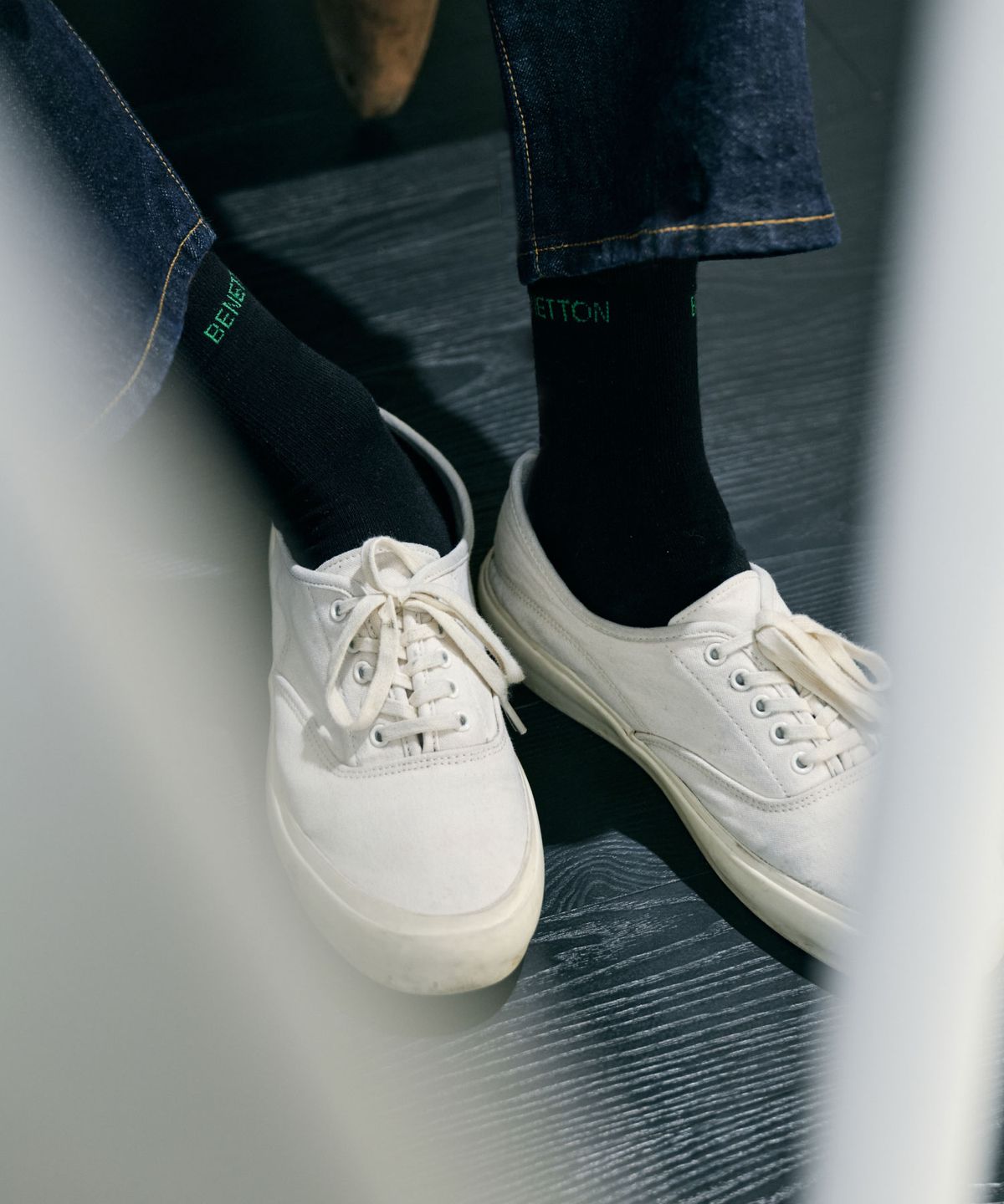 베네통(BENETTON) 심플 크루 5족 (3colors)