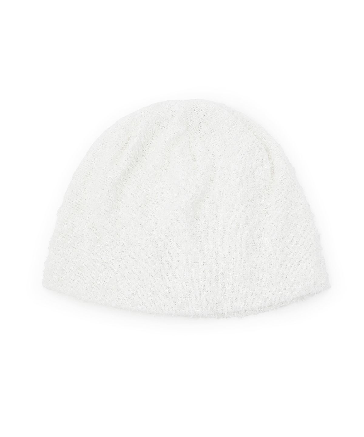 언더컨트롤 스튜디오(UNDERCONTROL STUDIO) 여름 부클 비니 FUZZY BEANIE / COOL BOUCLE / WHITE