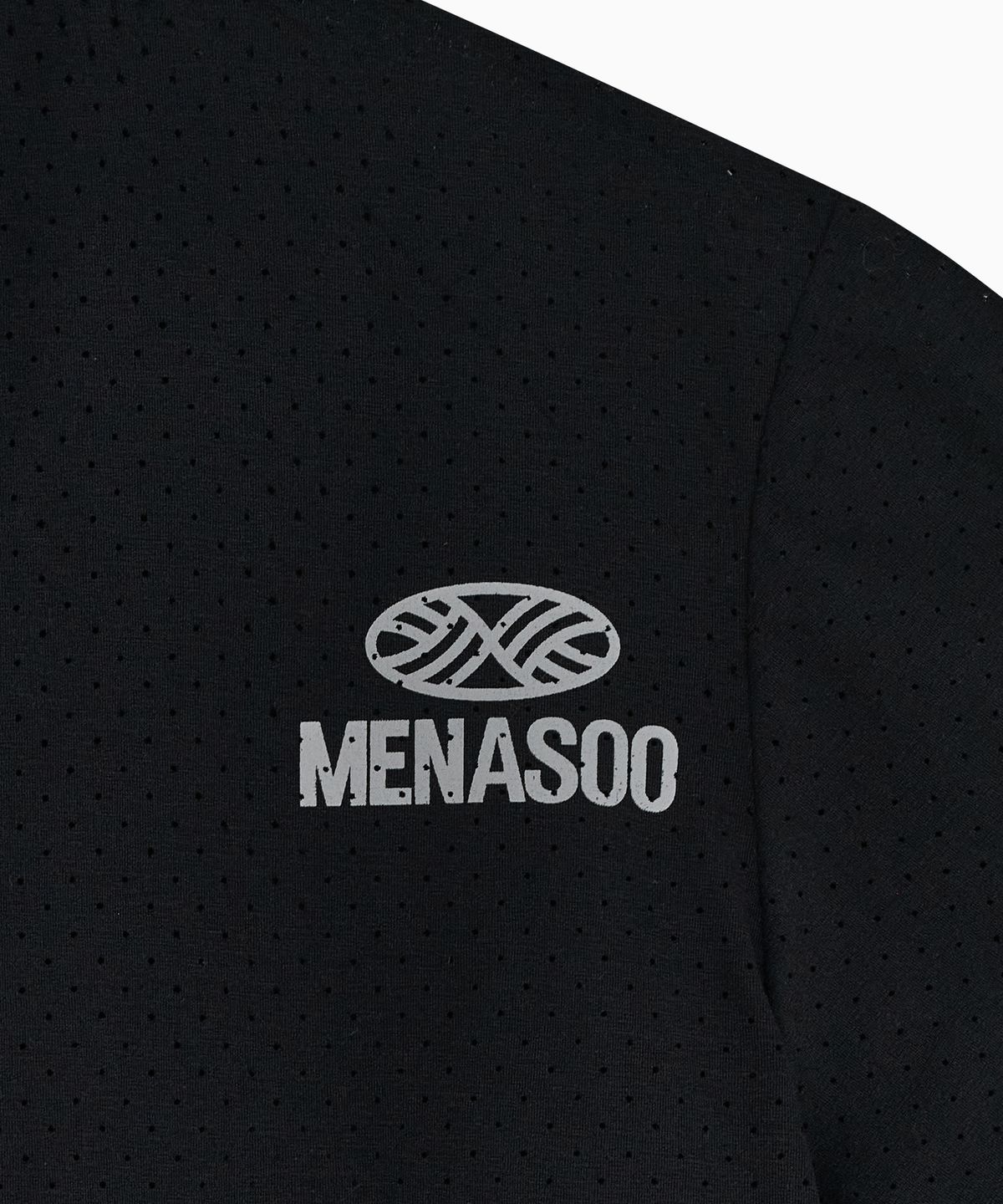 미나수(MENASOO) VENODE Run For Rest Run Active Tshirts_Black (Basic Fit)