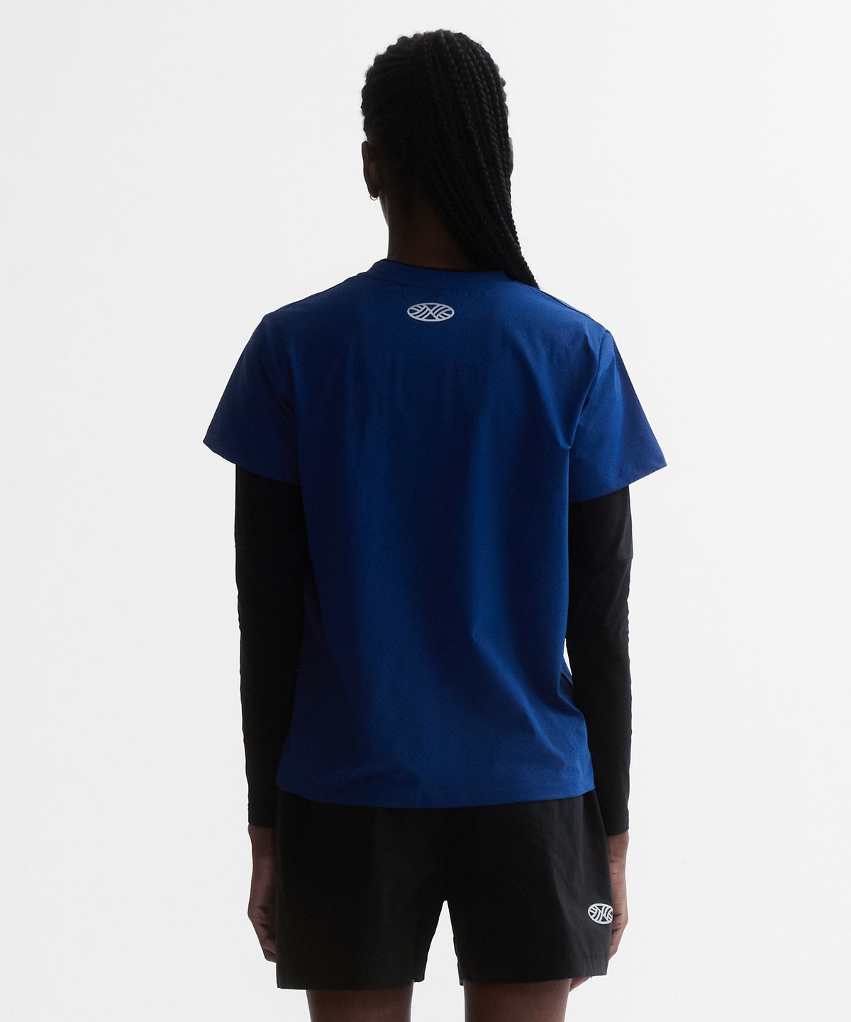 미나수(MENASOO) VENODE Three Track Logo Active Tshirts_Blue (Basic Fit)