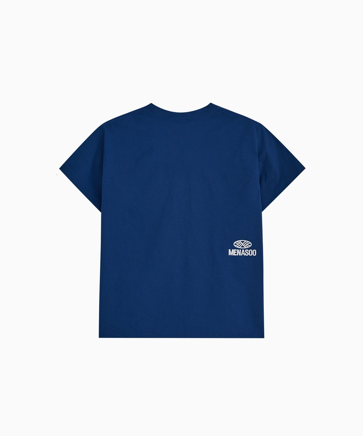 미나수(MENASOO) VENODE Runfree Crop Tshirts_Blue (Crop Fit)