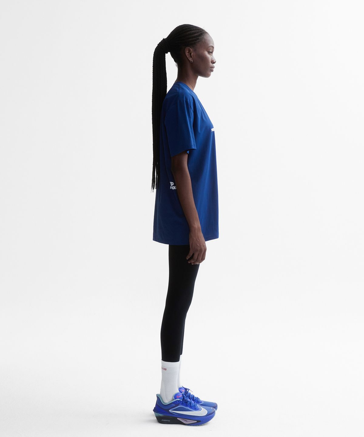 미나수(MENASOO) VENODE Runfree Tshirts_Blue (Over Fit)