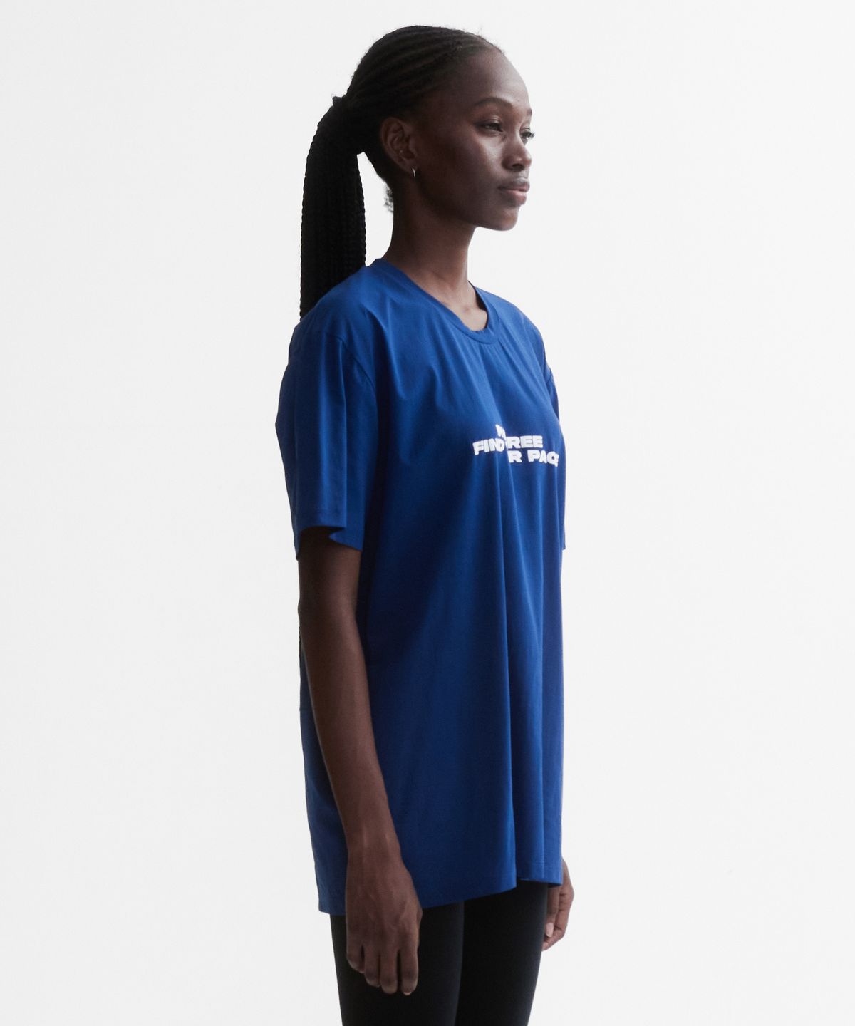 미나수(MENASOO) VENODE Runfree Tshirts_Blue (Over Fit)
