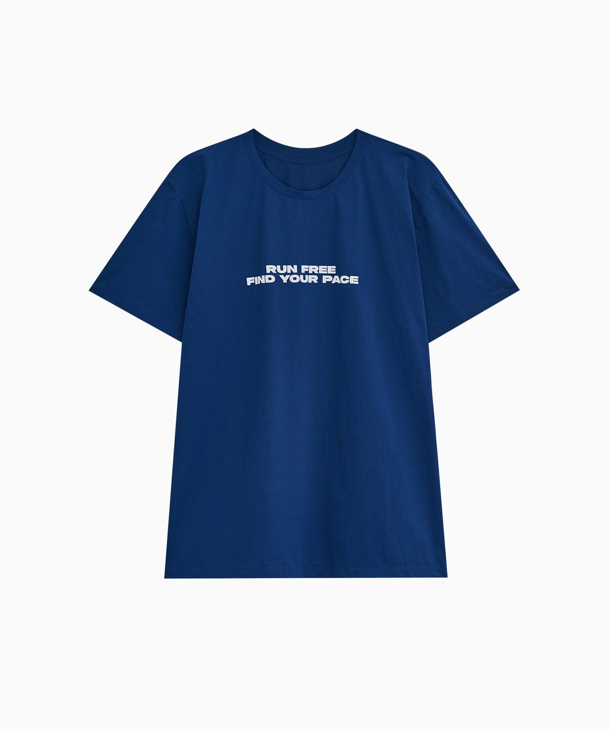 미나수(MENASOO) VENODE Runfree Tshirts_Blue (Over Fit)