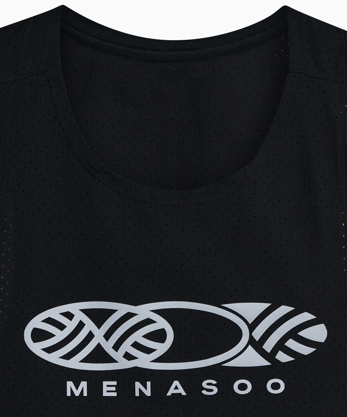 미나수(MENASOO) VENODE Three Track Logo Active Sleeve_Black