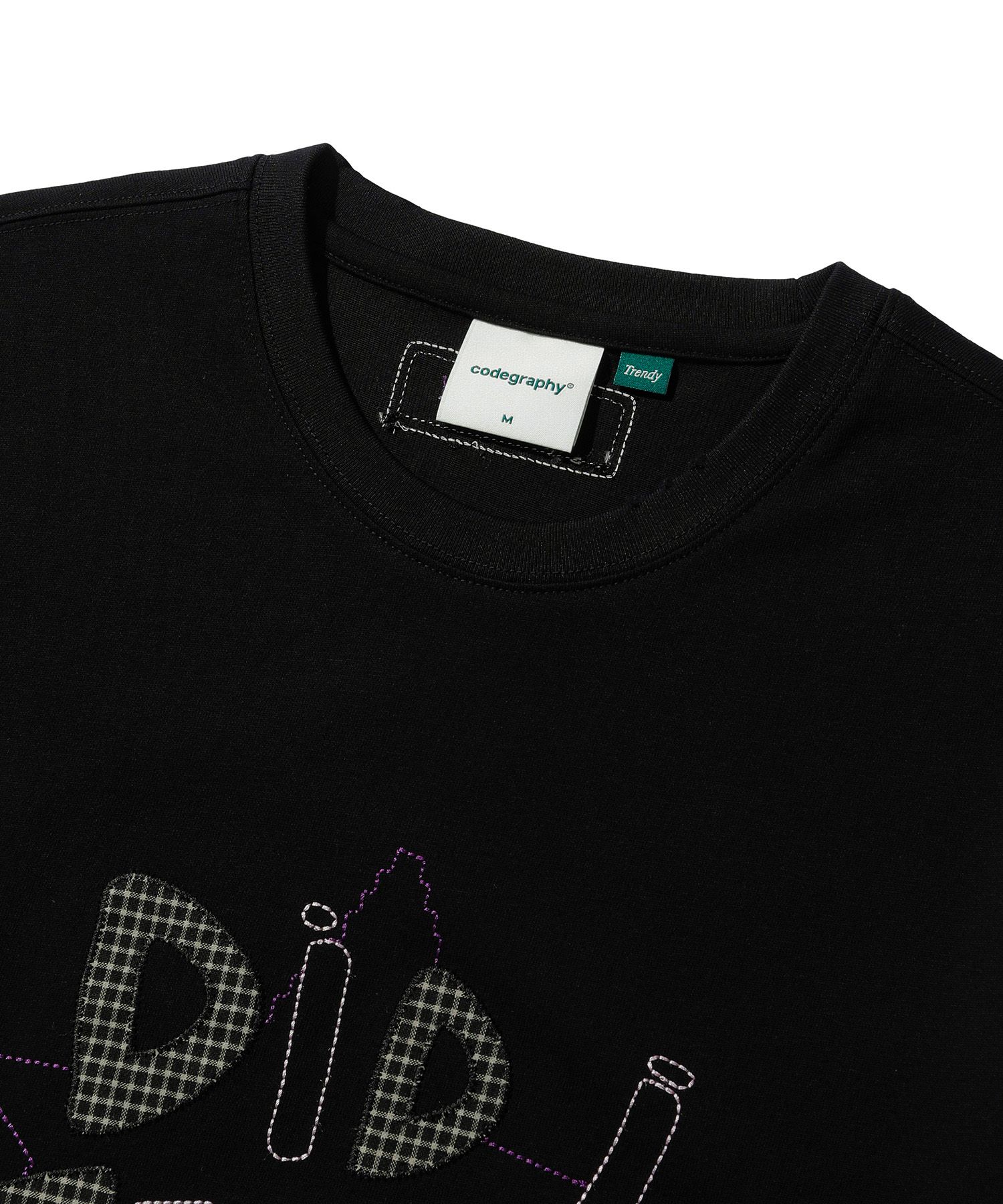 MUSINSA | Codegraphy Check Patchwork DIDI FEEL IT Short