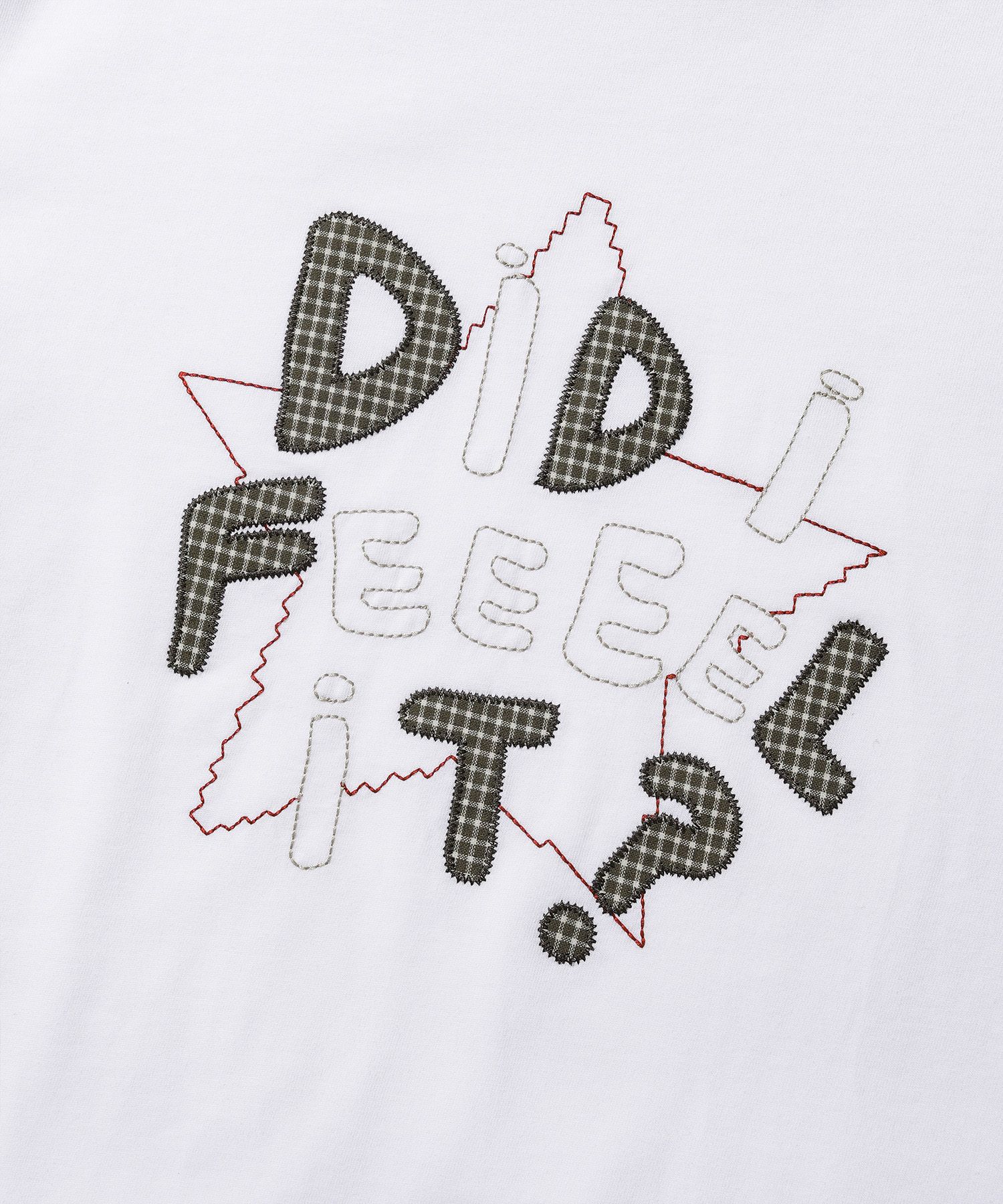 codegraphy☆CheckPatchwork DIDI FEEL IT Short Sleeve T-Shirt MUSINSA | Codegraphy Check Patchwork DIDI FEEL IT Short