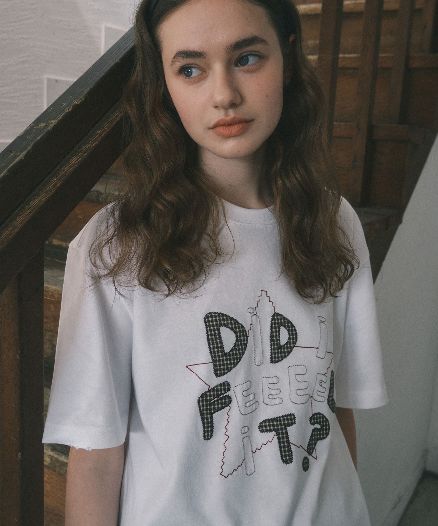 codegraphy☆CheckPatchwork DIDI FEEL IT Short Sleeve T-Shirt MUSINSA | Codegraphy Check Patchwork DIDI FEEL IT Short