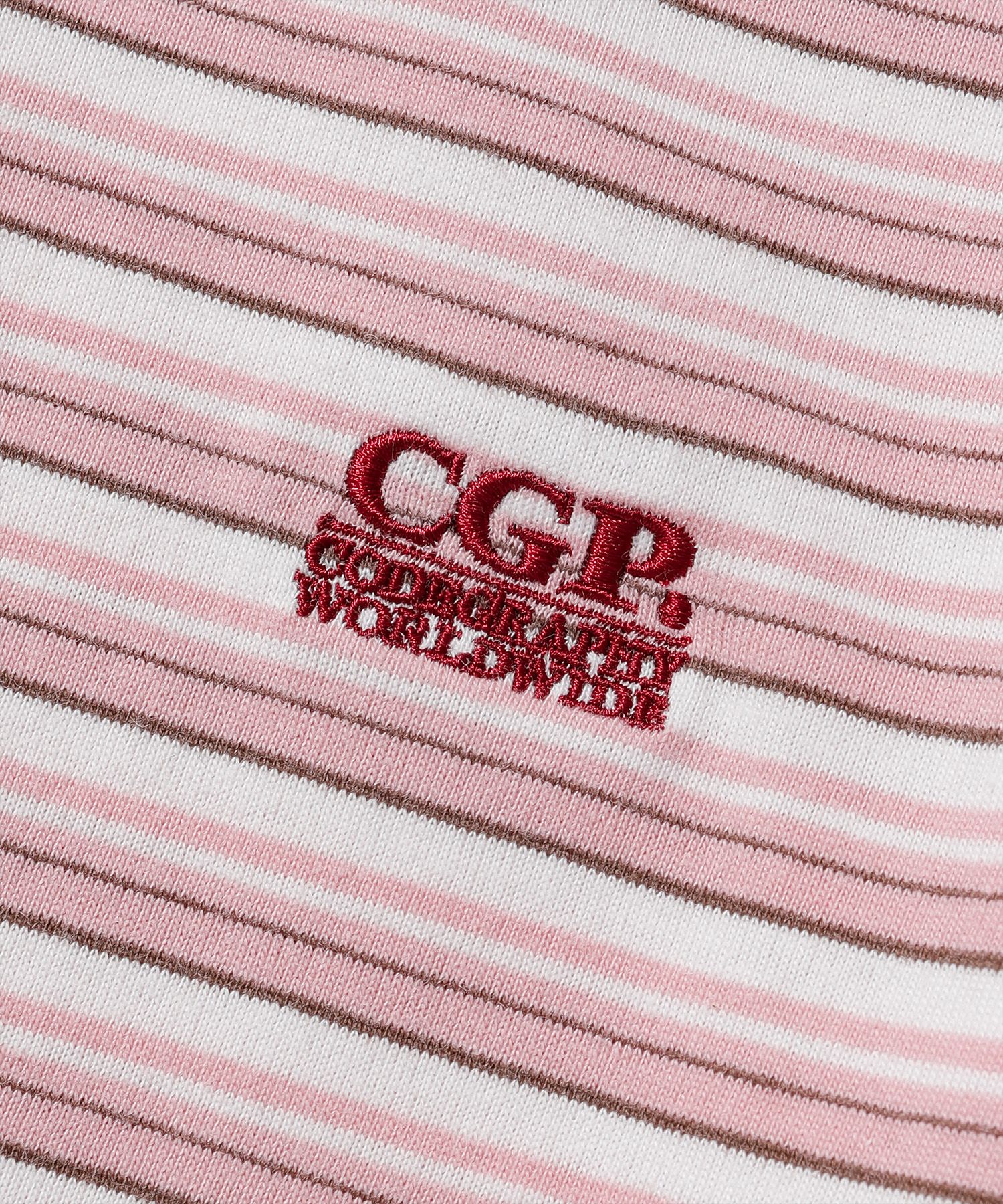 [CODEGRAPHY]★(Women) Striped Collar Short Sleeve T-Shirt MUSINSA | Codegraphy (Women) Striped Collar Short Sleeve T