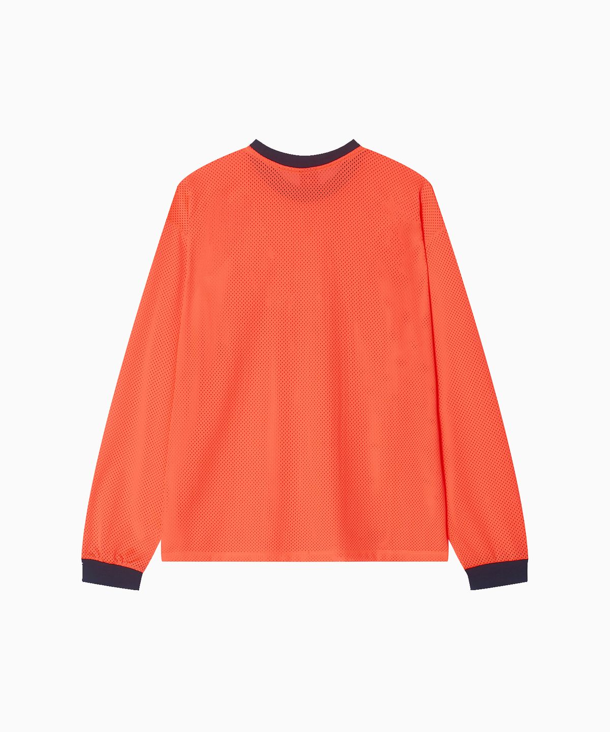 미나수(MENASOO) Sporty Mesh Round T Shirt_Neon Orange