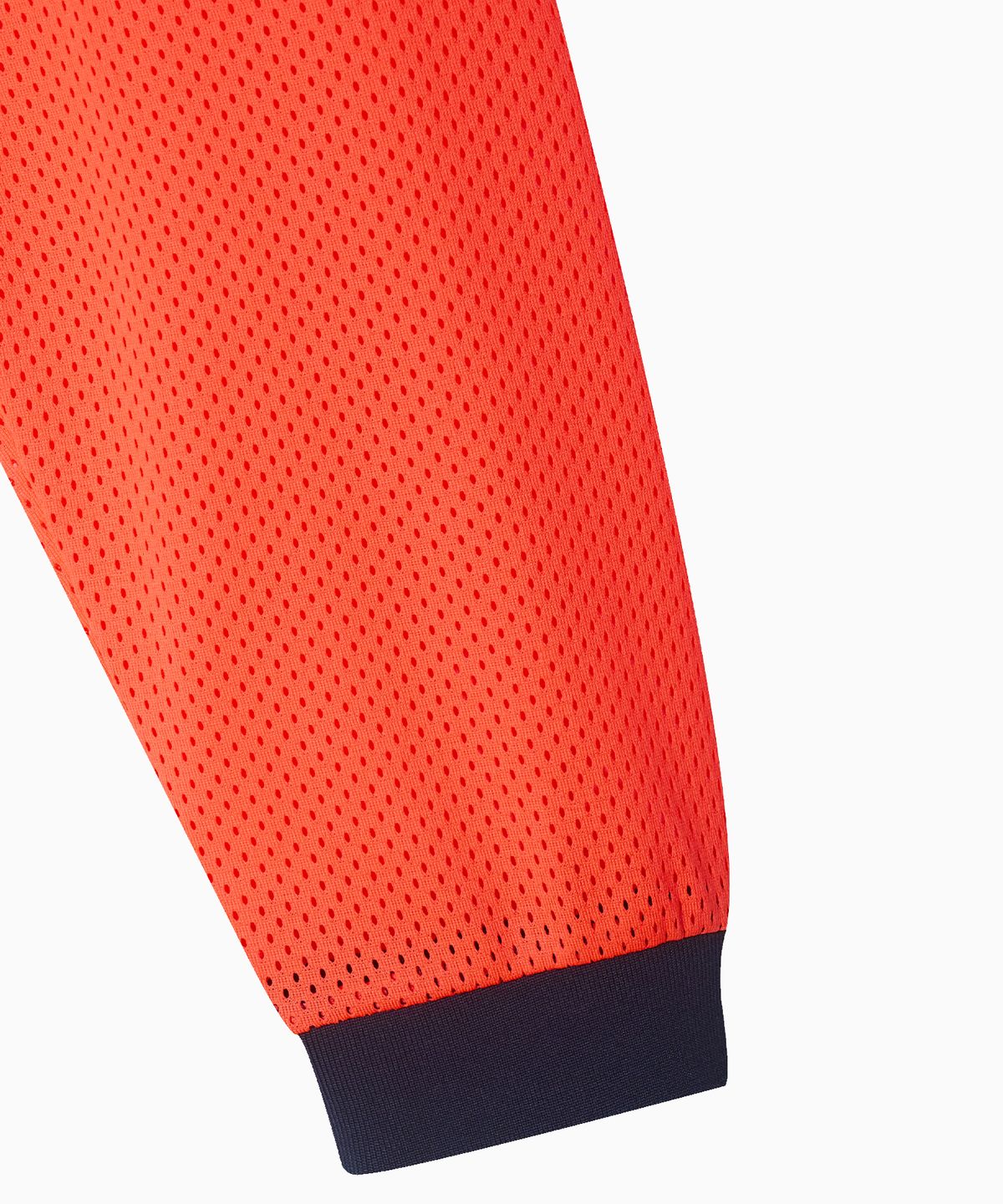미나수(MENASOO) Sporty Mesh Round T Shirt_Neon Orange