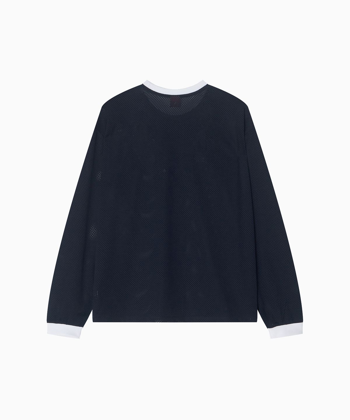 미나수(MENASOO) Sporty Mesh Round T Shirt_Navy